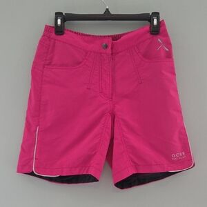 Gore Bike Wear Pink Athletic Shorts with Moisture-Wicking Fabric Women's Medium